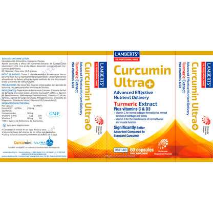 Curcumin Ultra + Lamberts 60 kapsułek