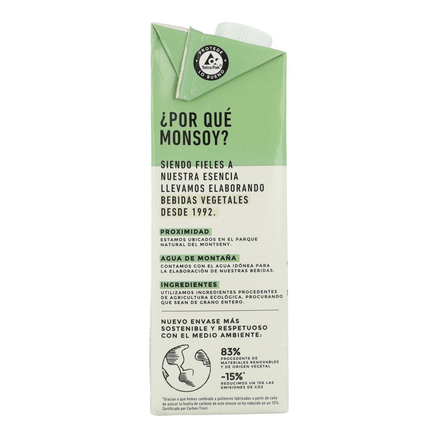 6er-Pack Bio-Sojagetränk Monsoy, 1 l
