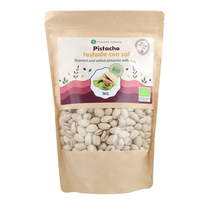 Pistachio nuts in shell roasted and salted ECO Planeta Huerto 1 kg