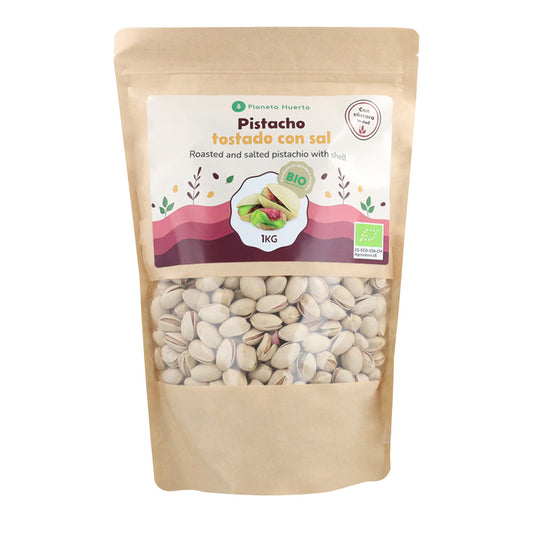 Pistachenoten in de dop, geroosterd en gezouten ECO Planeta Huerto 1 kg