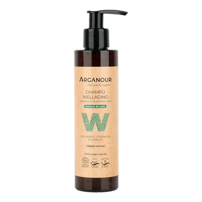Shampoo wellaging senza solfati Arganour 200 ml