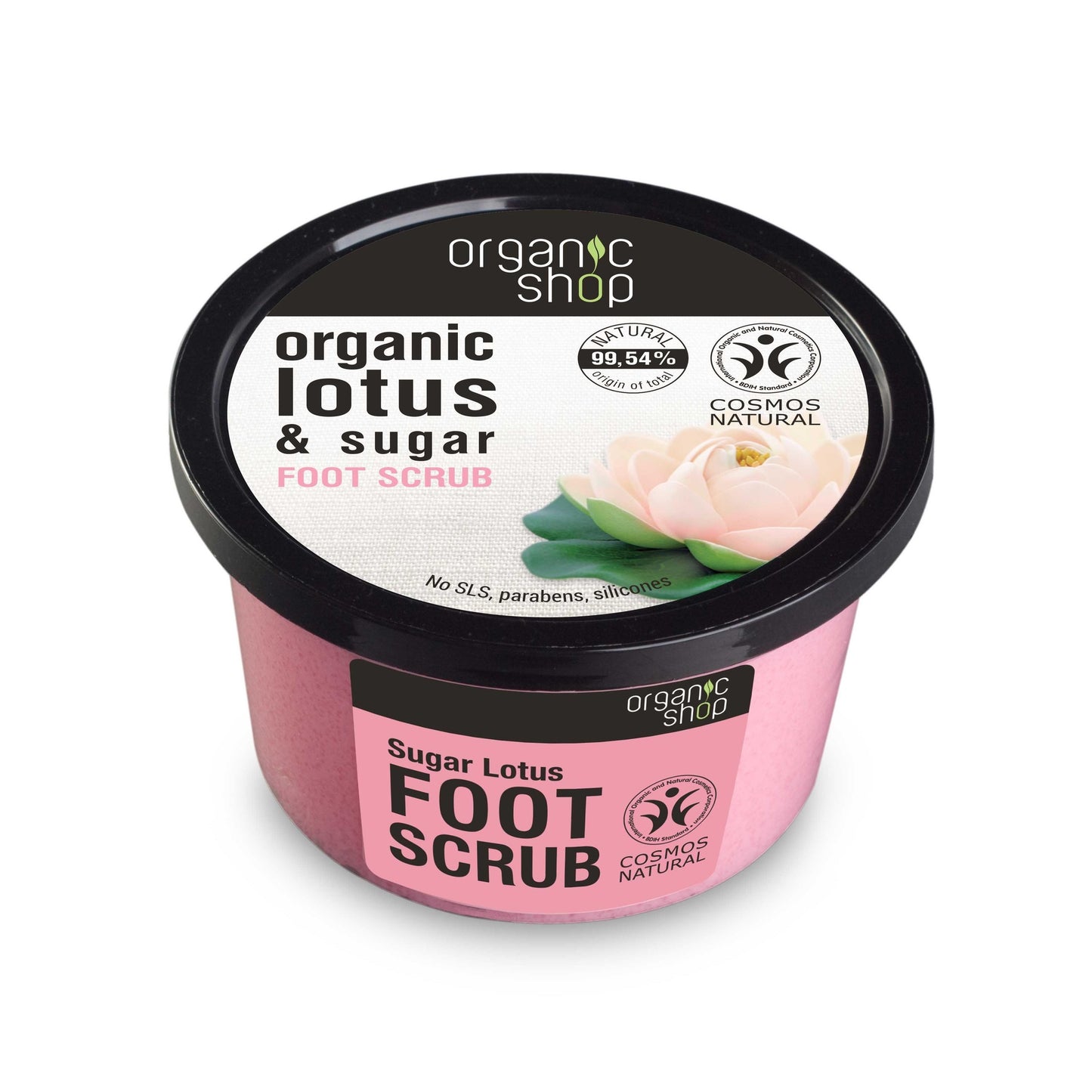 Scrub piedi allo zucchero di loto Organic Shop 250 ml