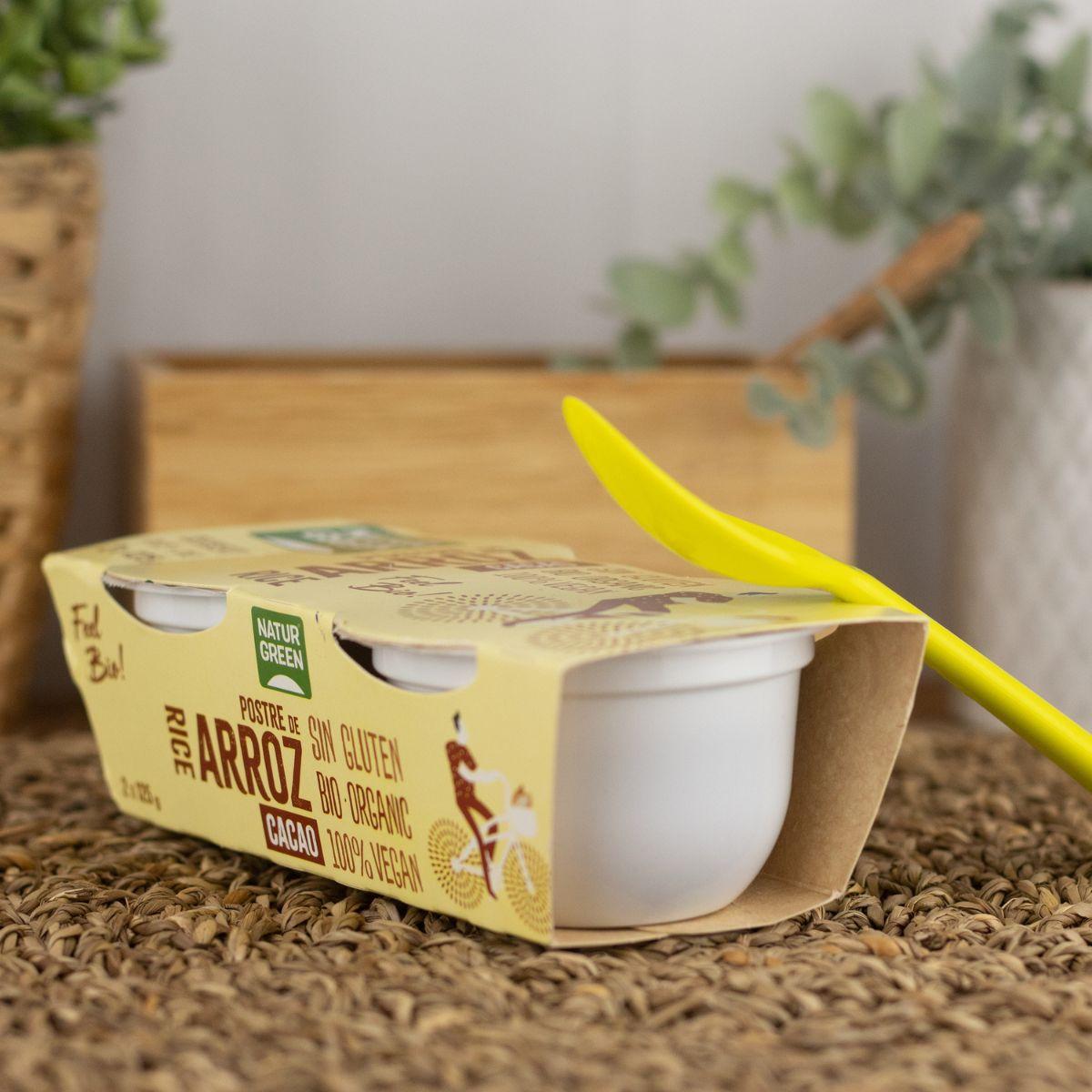 NaturGreen Reis-Kakao-Dessert, 2 x 125 g