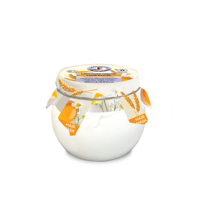 Maschera riparatrice per capelli con uova di fattoria e proteine del grano, Mama Pharmelia, 250 ml