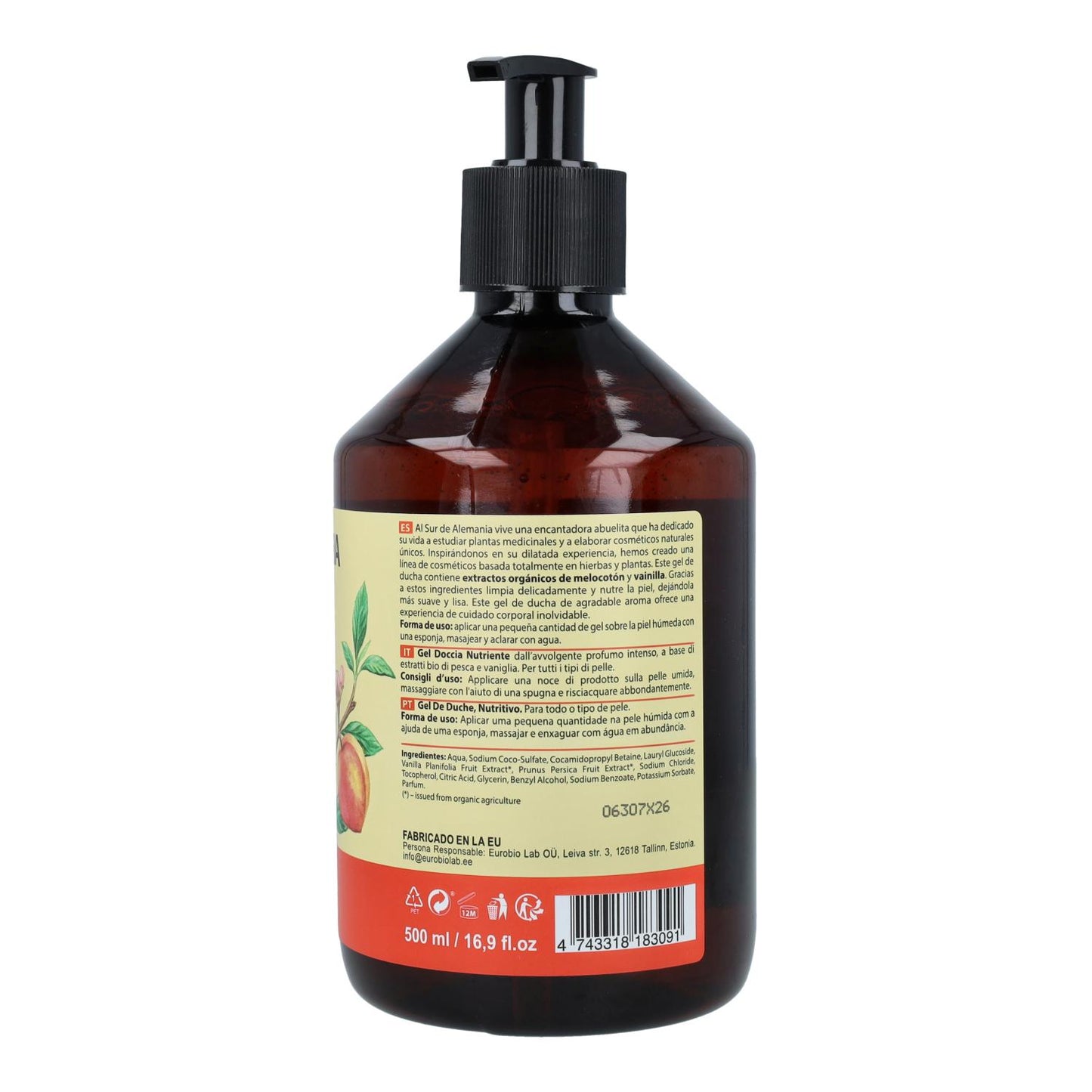 Zestaw 2x odżywczy żel pod prysznic do każdego rodzaju skóry Oma Gertrude 500 ml