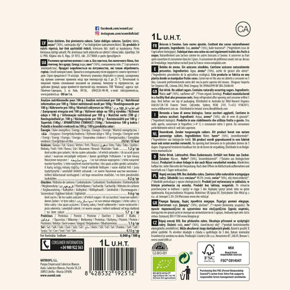 Ecomil Organic Oat Drink with no added sugar 1 L