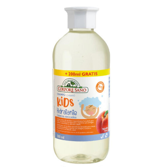 Shampooing pour enfants à la pêche, Corpore Sano, 500 ml