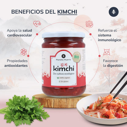 Lot de 3 kimchi bio Planeta Huerto 420 g