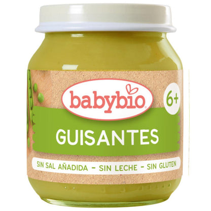 Pack of 3 Babybio Pea Baby Food Jars 130 g
