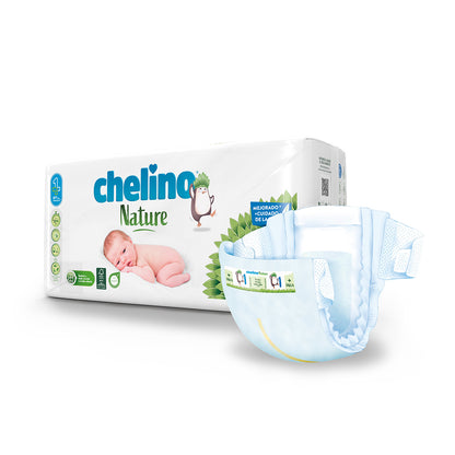 Zestaw 6x Pieluchy T1 1-3 kg Chelino Nature 28 szt.