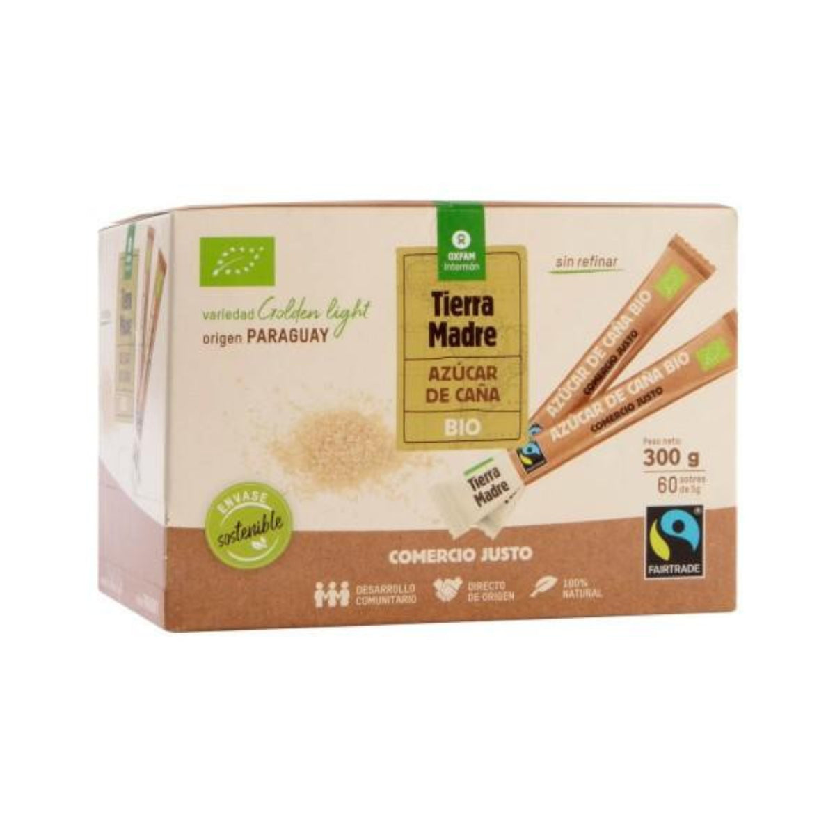 Monodose zucchero di canna Bio Tierra Madre 60 monodosi