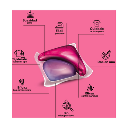 Pack of 2 x ECO Flopp Detergent with Fabric Softener 30 capsules