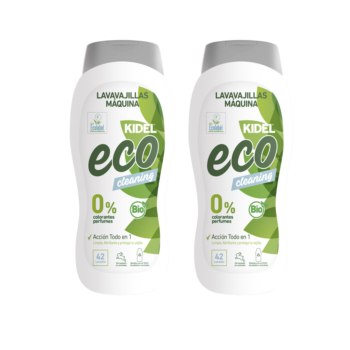 Confezione da 2 Kidel Lavastoviglie Eco Mimidu 720 ml