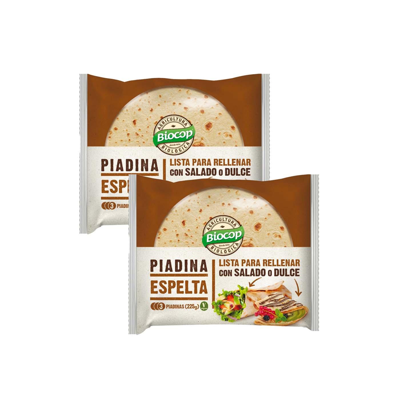 Zestaw 2x Piadina Espelta Biocop 225 g