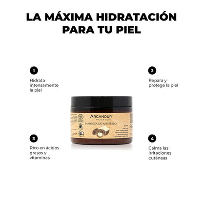 Beurre de karité Arganour 150 ml