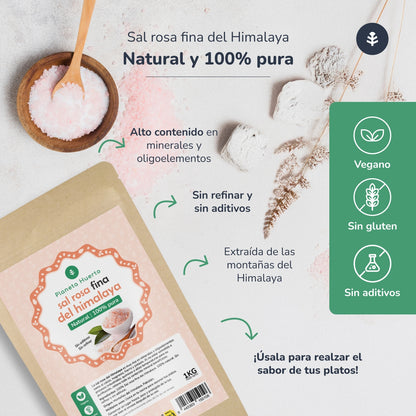 Sel rose de l'Himalaya Planet Orchard 1 kg