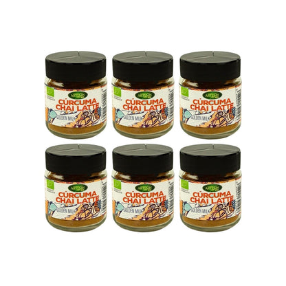 Confezione da 6 curcuma per chai latte Eco Artemis 60 g