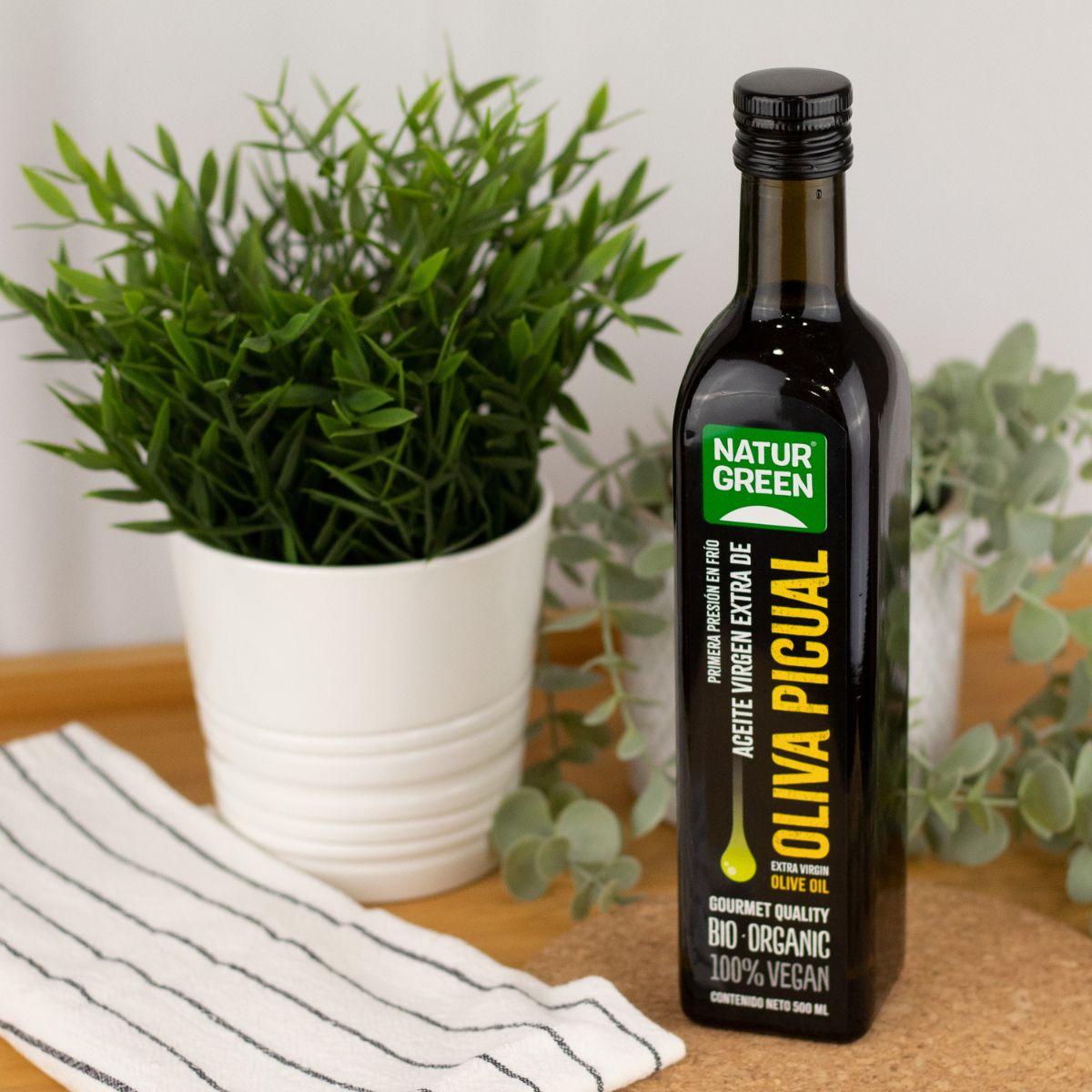 Olio d'oliva extravergine Picual biologico NaturGreen 500 ml