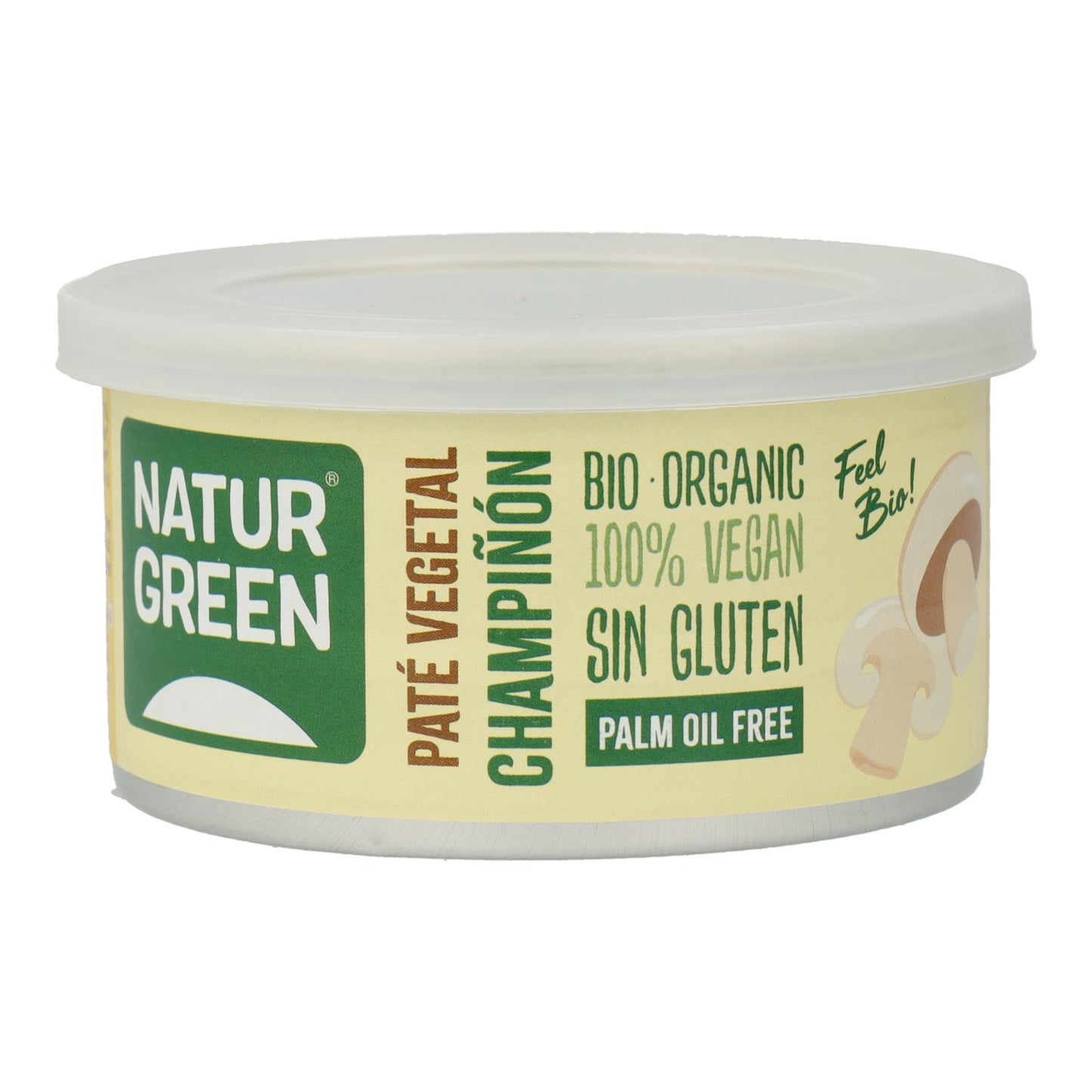 Pâté aux champignons bio Naturgreen 125 g