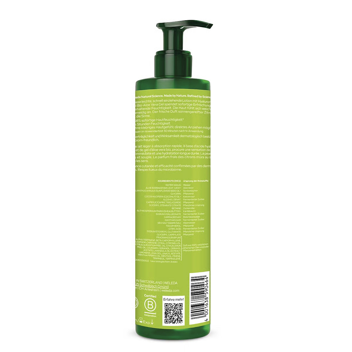 Latte corpo al citrus Weleda 250 ml