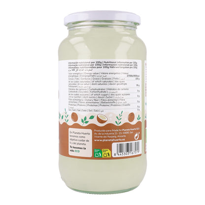 Pakket 2x ECO kokosolie Planeta Huerto 860 ml