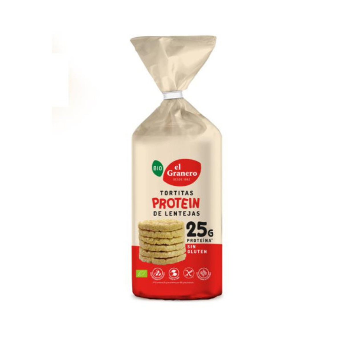 Bio-Linsen-Protein-Pfannkuchen El Granero 125 g