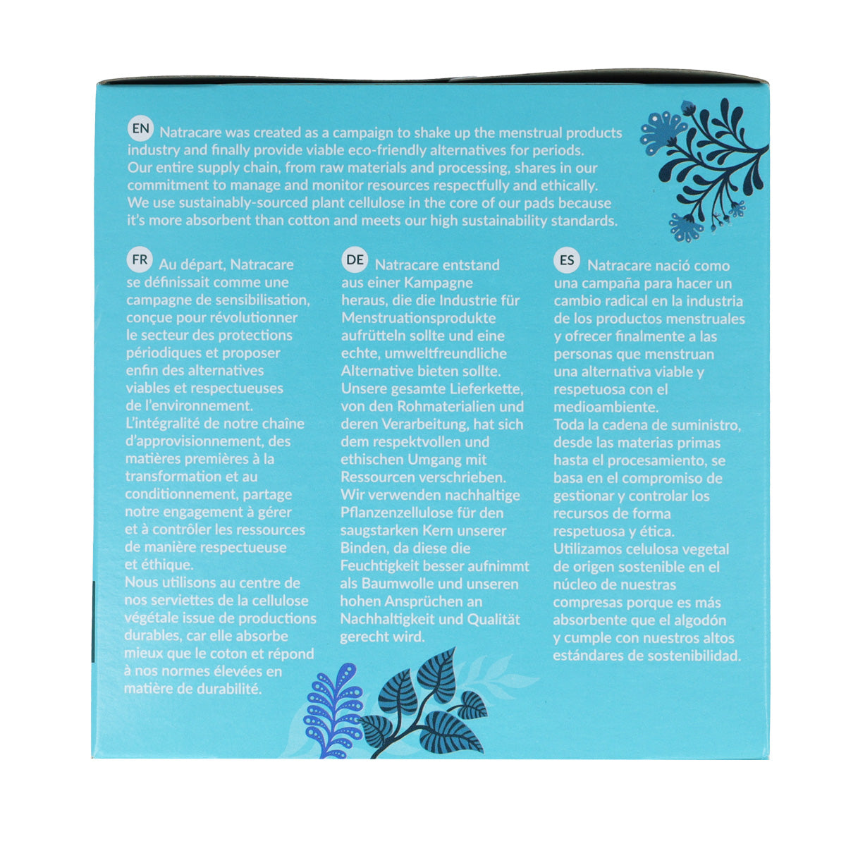 Długie podpaski z skrzydełkami Natracare 10 szt.