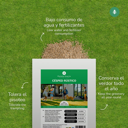 Planeta Huerto Semi di erba rustica 1 kg