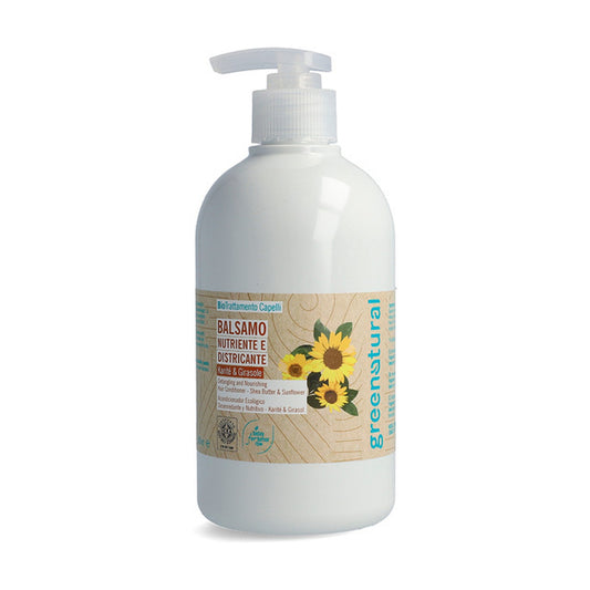 Ökobio-Haarspülung mit Sonnenblume und Sheabutter, Greenatural, 500 ml