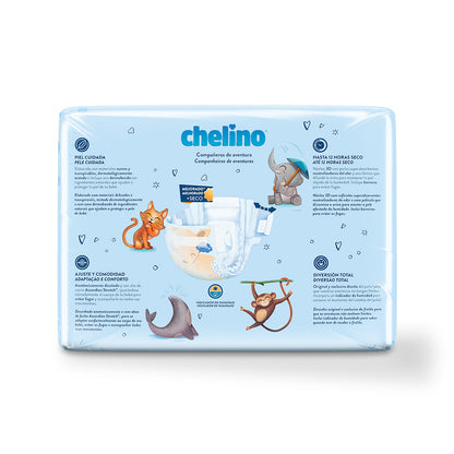 6er-Pack Windeln T3 liegend (4-10 kg) 36 Stück, Chelino