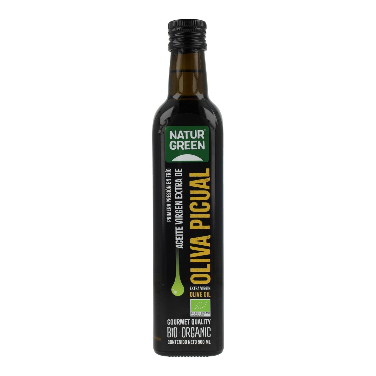 Olio d'oliva extravergine Picual biologico NaturGreen 500 ml