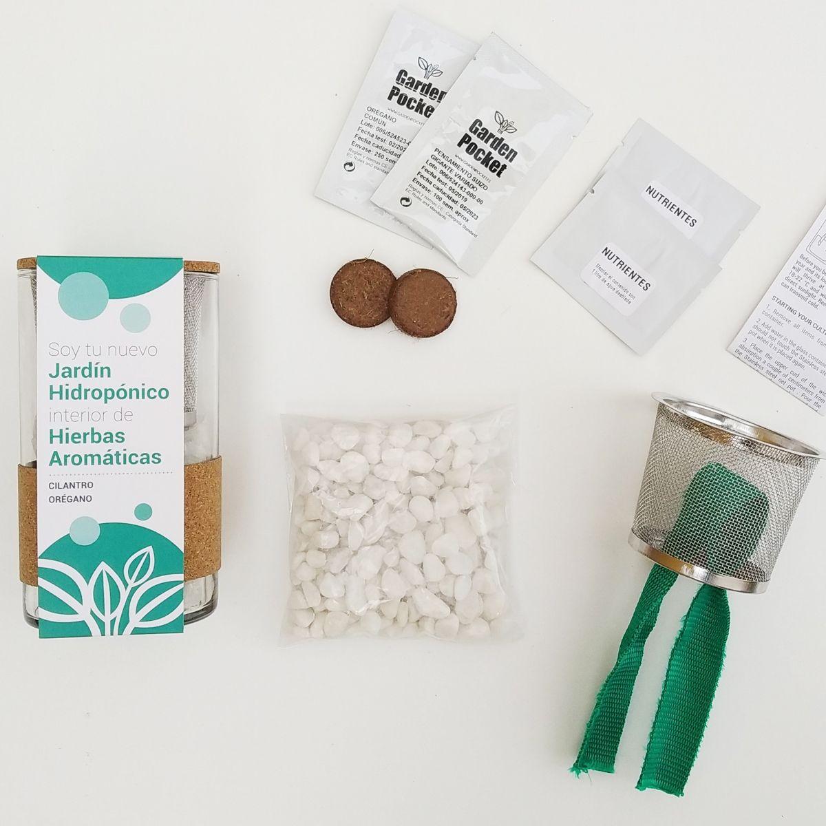 Hydroponische Kultur von Koriander und Oregano, ideales Geschenk Garden Pocket