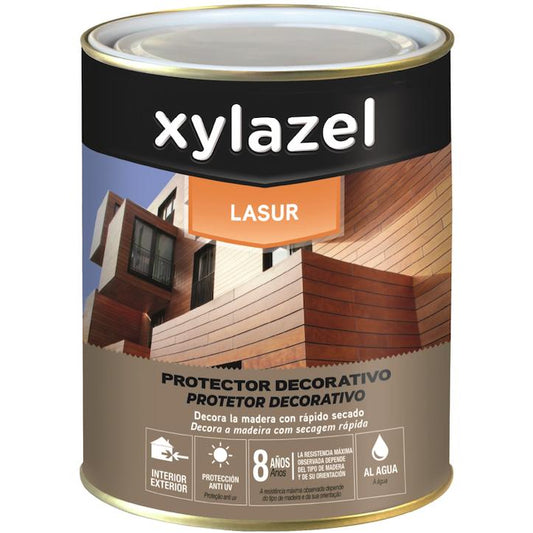 Lasure à l'eau SATINÉE 750 ml Xylazel Noyer