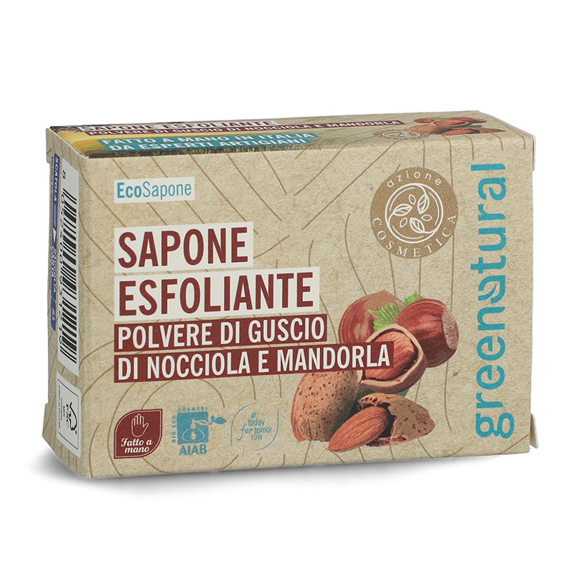 Saponetta esfoliante Mandorla/Nocciola 100 GR Greenatural