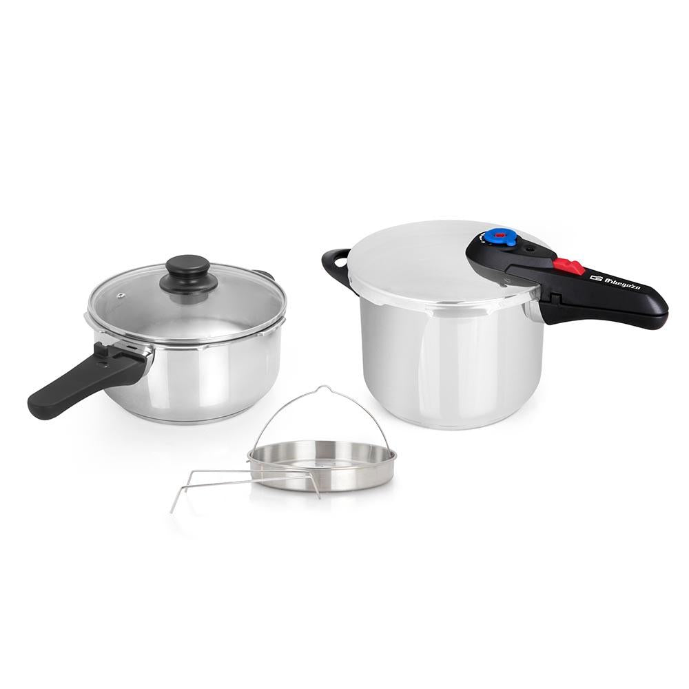 Snabbtryckskokare HP Duo Express 4 + 6 liter Orbegozo