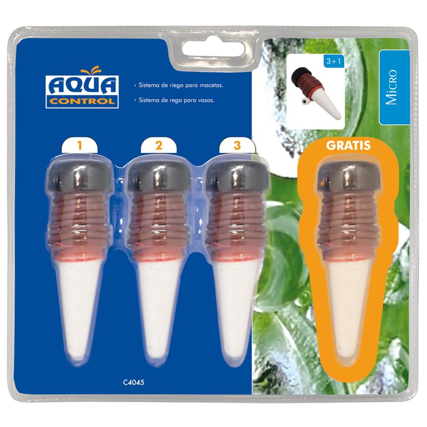 Coni ceramici per irrigazione per vasi 4 pz Aquacontrol