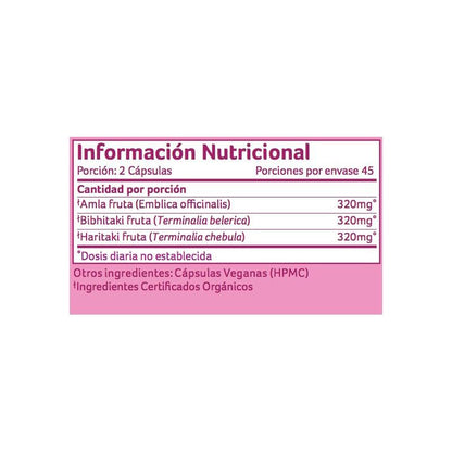 Triphala Organic India 90 kapsułek