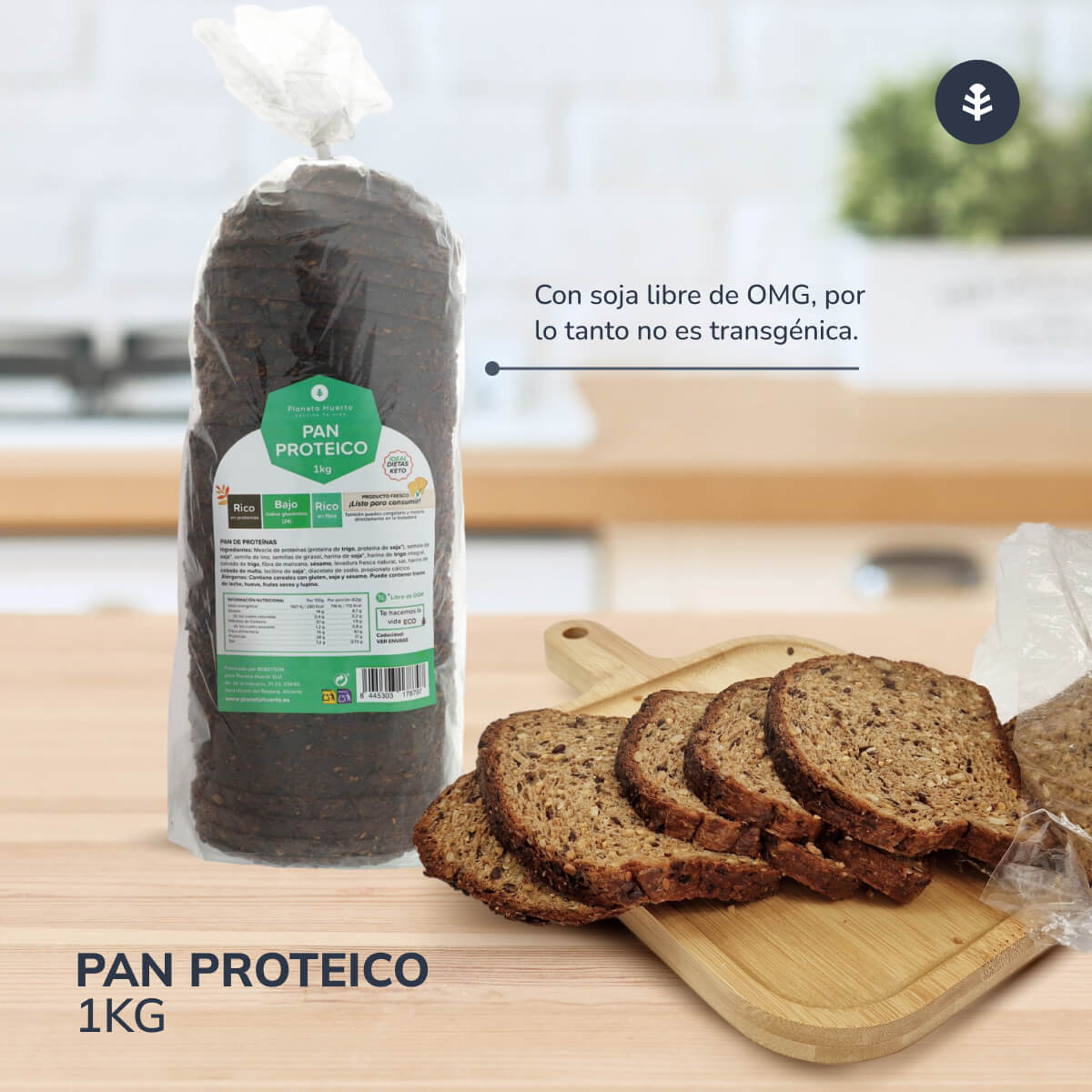 Pack 6x Pan proteico Planeta Huerto 1 kg