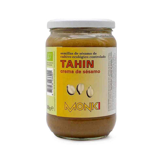 Biologische geroosterde tahin zonder zout Monki 650 g