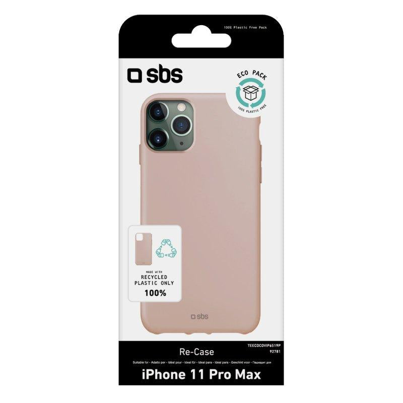 Coque en plastique recyclé pour iPhone 11 Pro Max Rose SBS
