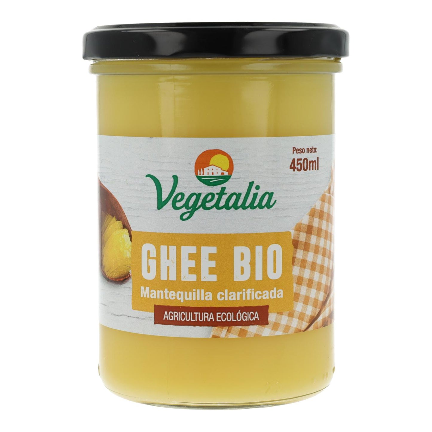 Burro chiarificato Ghee 100% naturale Vegetalia 450 ml