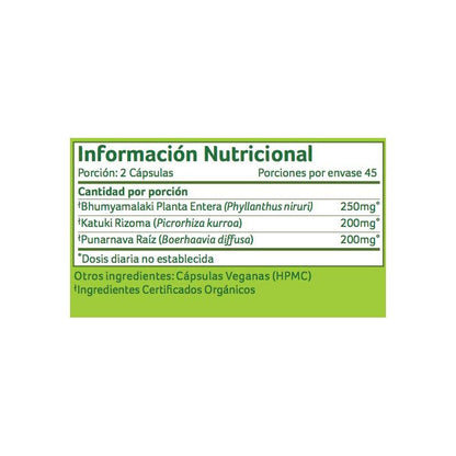 Liver Kidney Organic India 90 Kapseln