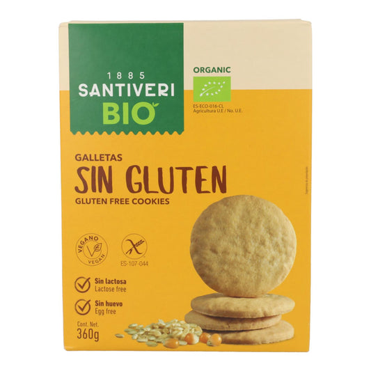 Biscotti senza glutine Bio 2P Santiveri 360 g
