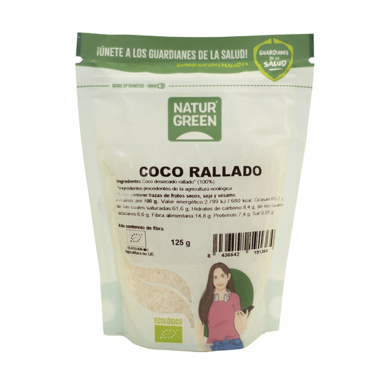 Naturgreen Organic Shredded Coconut 125 g