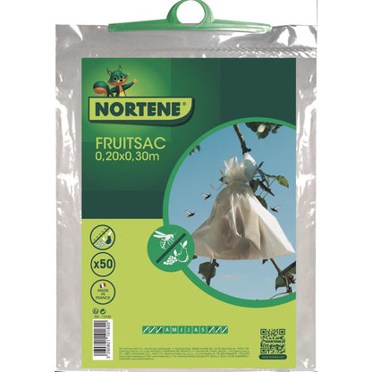 Skyddsöverdrag för frukt Fruitsac Nortene 50 st. 17 x 22 cm.