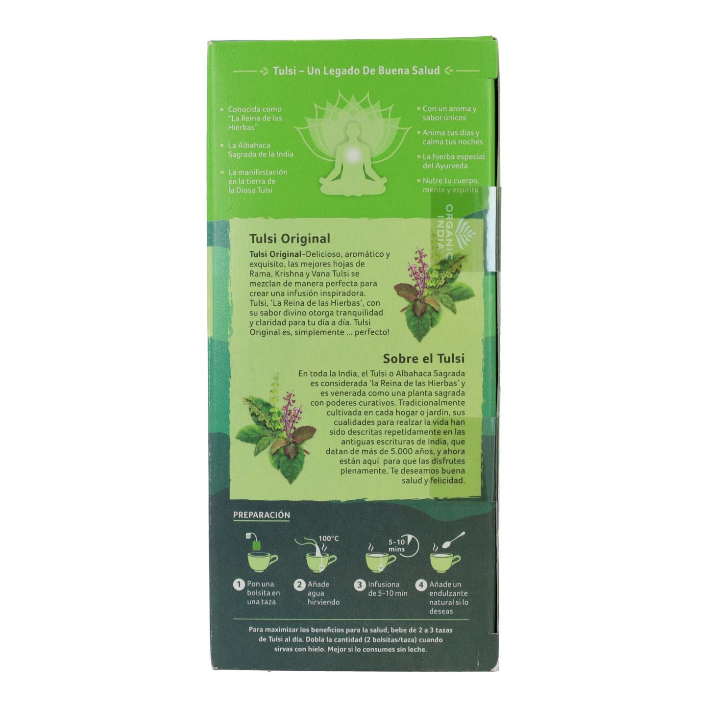Tulsi original Organic India 25 torebek