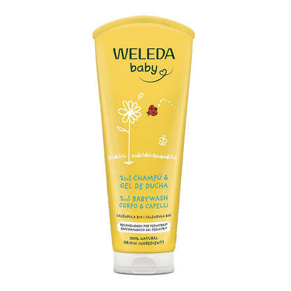 Weleda Champú y Gel de ducha bebé de caléndula 200 ml