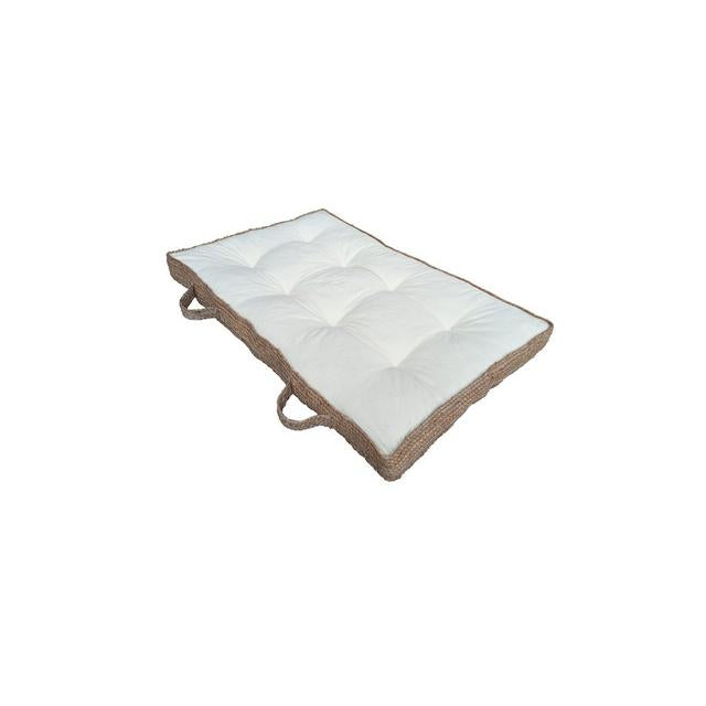Cuscino Palet Jute-Alg 120X80X10 cm - Ecru