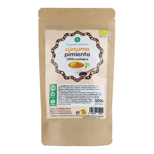 Curcuma e pepe in polvere ECO Planeta Huerto 150 g