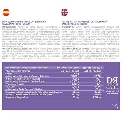 fibroDAO® 60 capsules with gastro-resistant tablets